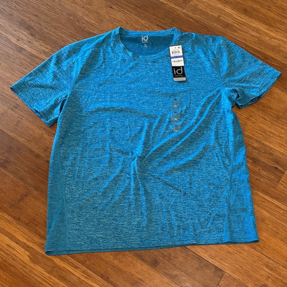 Ideology Teal Heather Short Sleeve Performance Tee